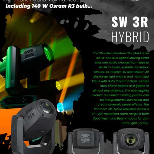 SW 3R 140W Hybrid Moving Head