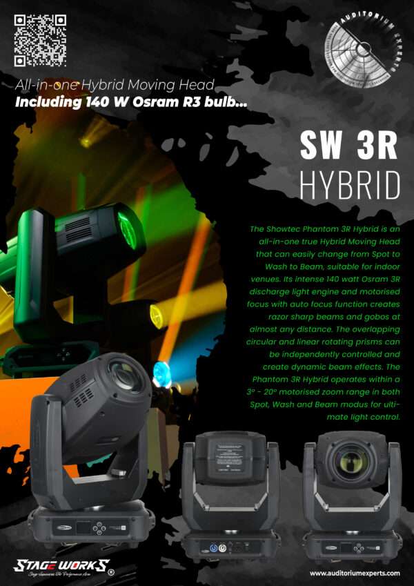 SW 3R 140W Hybrid Moving Head