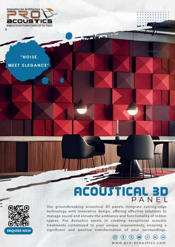 3D Acoustical Panel