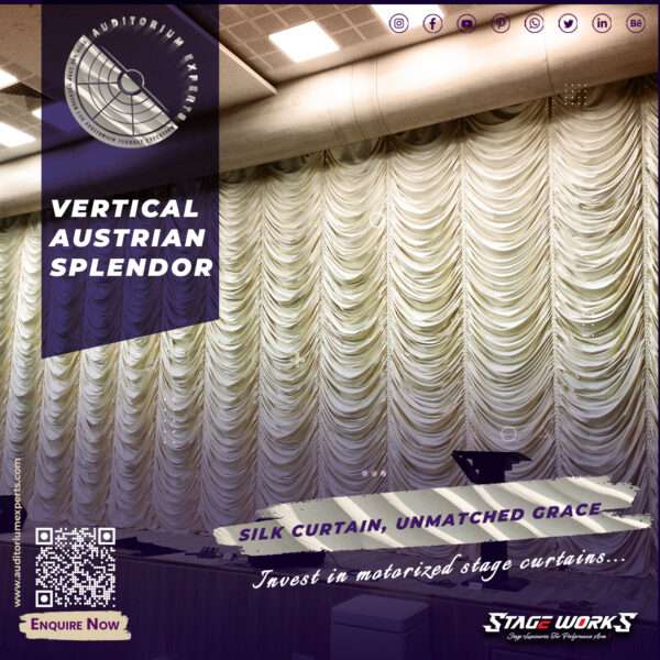 Auditorium Vertical Austrian Curtain