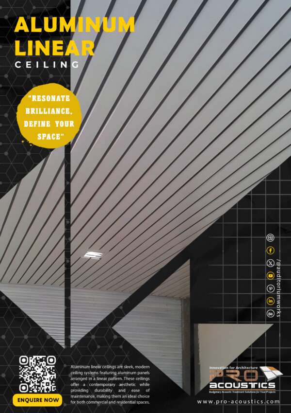 Aluminium Linear Ceiling