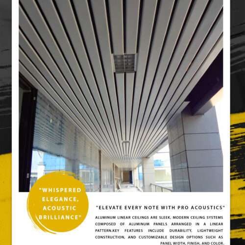 Aluminium Linear Ceiling