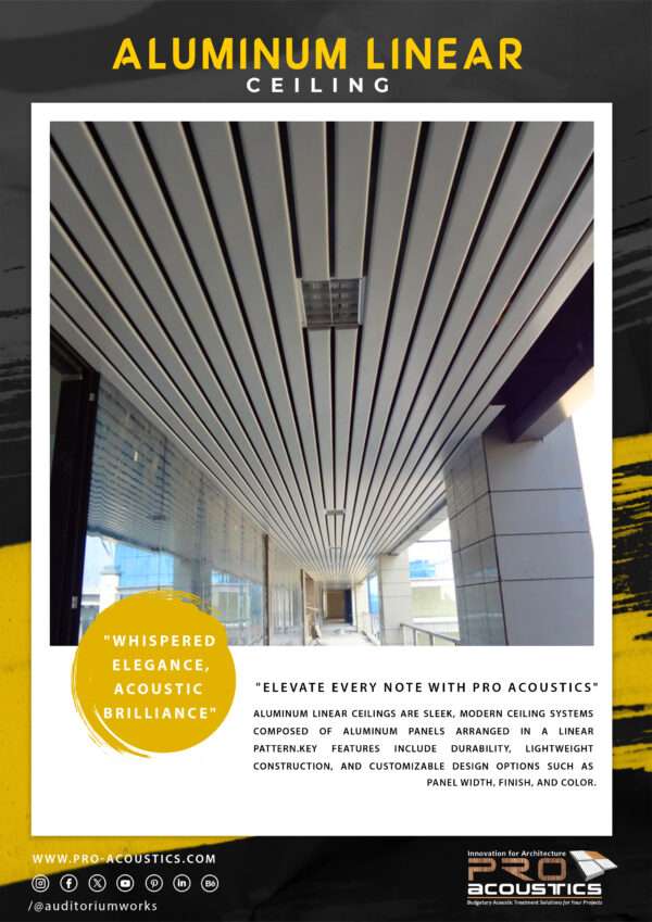 Aluminium Linear Ceiling