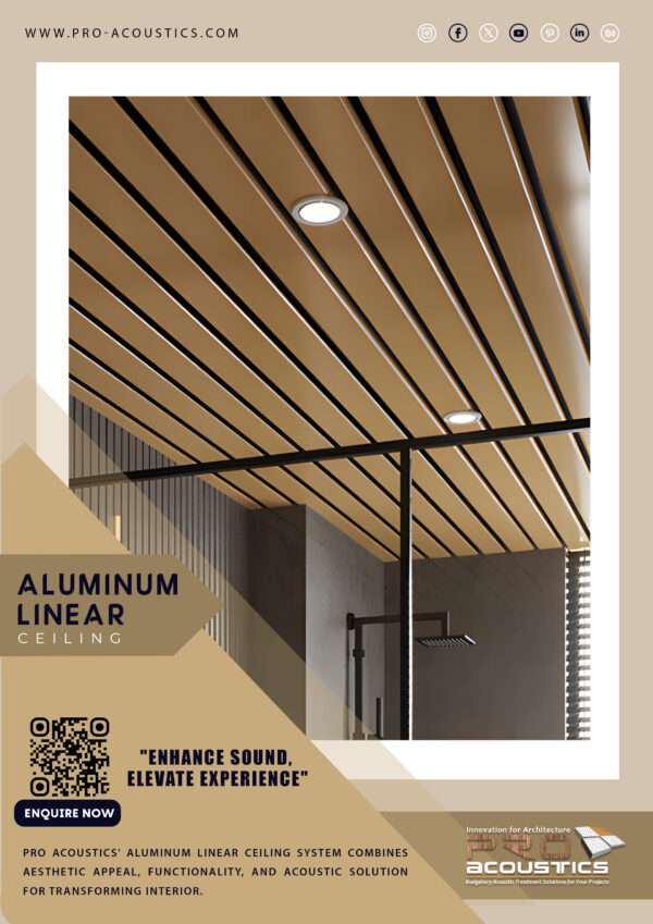 Aluminium Linear Ceiling