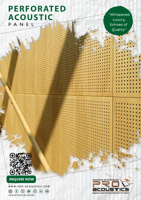 Wooden Perforated Acoustic Panel