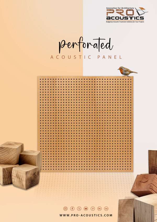 Wooden Perforated Acoustic Panel