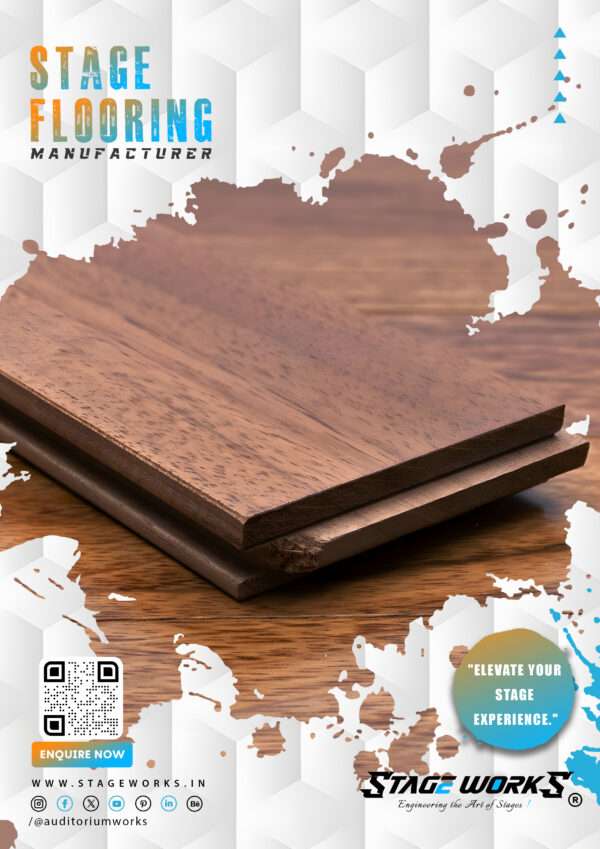 Teak Wood Stage Flooring