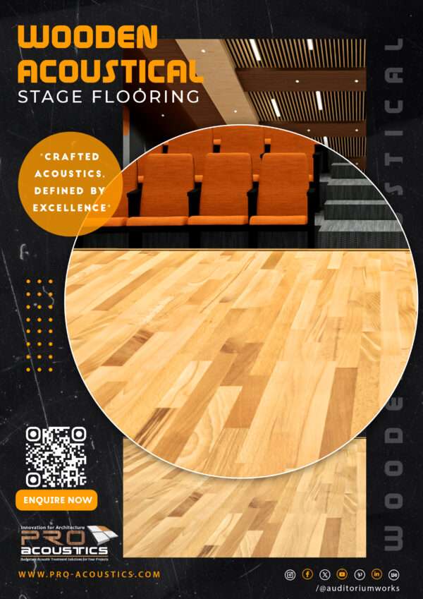 Teak Wood Stage Flooring