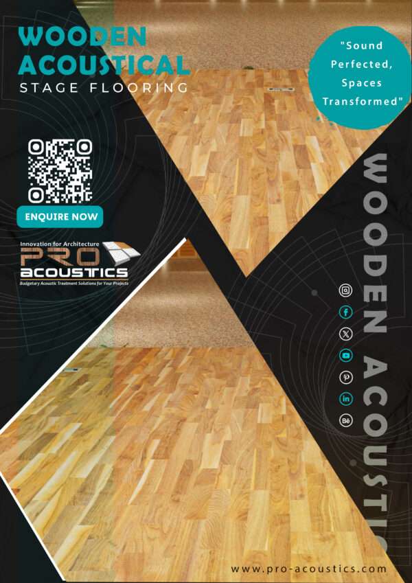 Teak Wood Stage Flooring