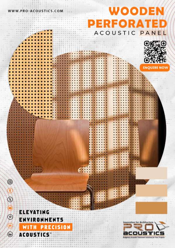 Wooden Perforated Acoustic Panel