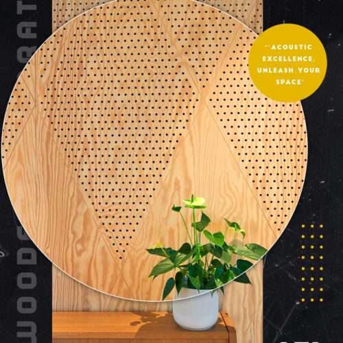 Wooden Perforated Acoustic Panel