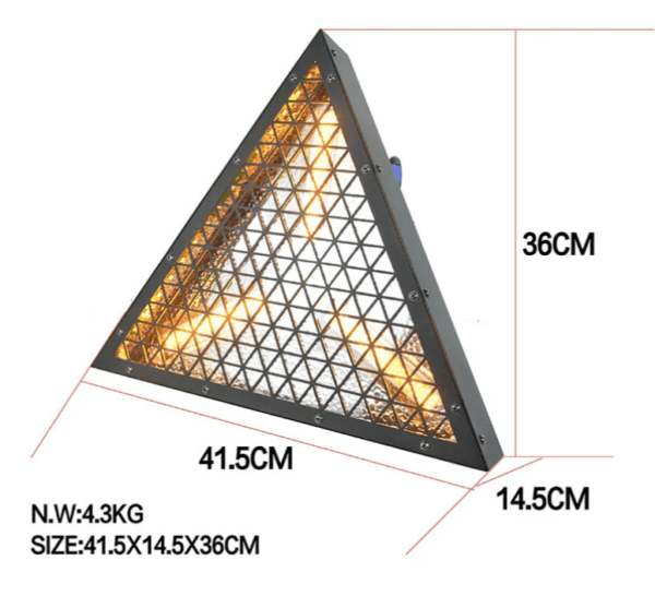 Stage Works 3x70W Triangle LED Retro Light