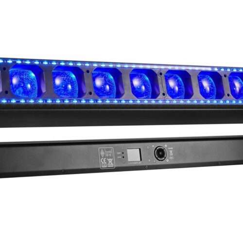 Stage Works 10*60W Sidewinder 2in1 Beam LED Moving Bar Light with LED Pixel Circle Base