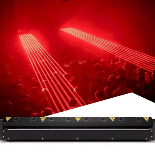 Stage Works 8*500mW Moving RED Laser Bar