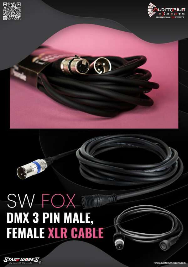 DMX XLR Cable scaled - Stage Works